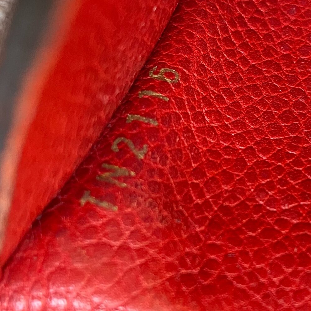 Louis Vuitton Monogram Empreinte Leather Key Pouch in Cherry - Picture 10 of 10